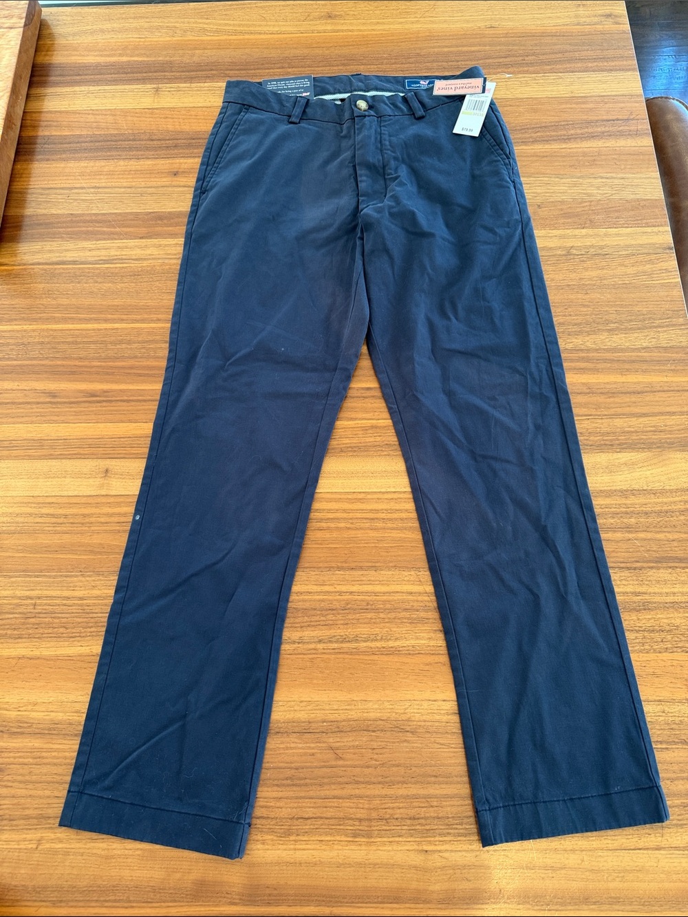 NWT Vineyard Vines Pants Mens 30x30 Navy Stretch Breaker Pant